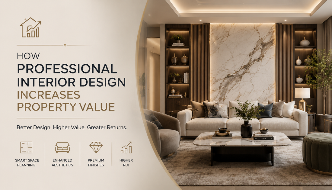 How Professional Interior Design Increases Property Value ?